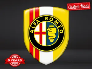 Alfa Romeo Autoemblem Hochwertig Professionell Anpassbar